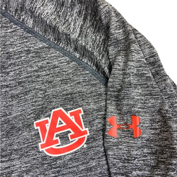 Auburn Tigers Under Armour Gray  1/4 Zip Loose Pullover Men's XL - Picture 1 of 4